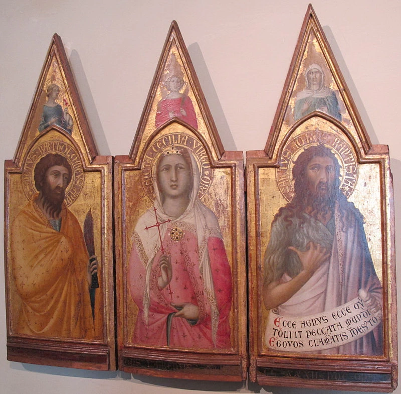 Santi Bartolomeo, Cecilia, Giovanni Battista - Siena, Pinacoteca Nazionale