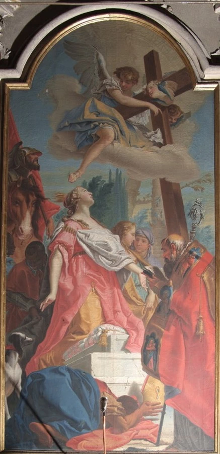Sant'Elena ha la visione della croce trasportata
