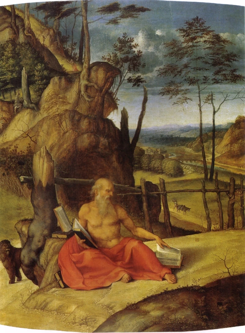San Girolamo penitente, 1509 circa, Roma, Castel Sant'Angelo