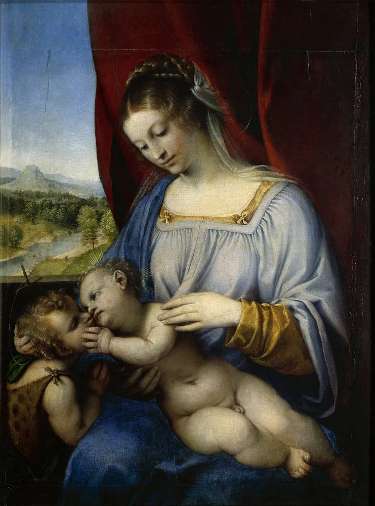 Maria col Bambino e Giovannino