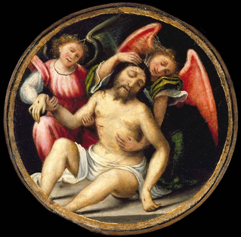 Cristo sorretto da angeli