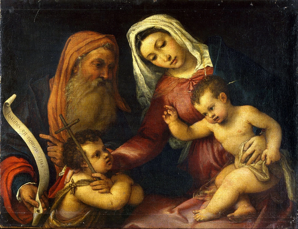 La Vergine col Bambino, Giovannino e san Zaccaria