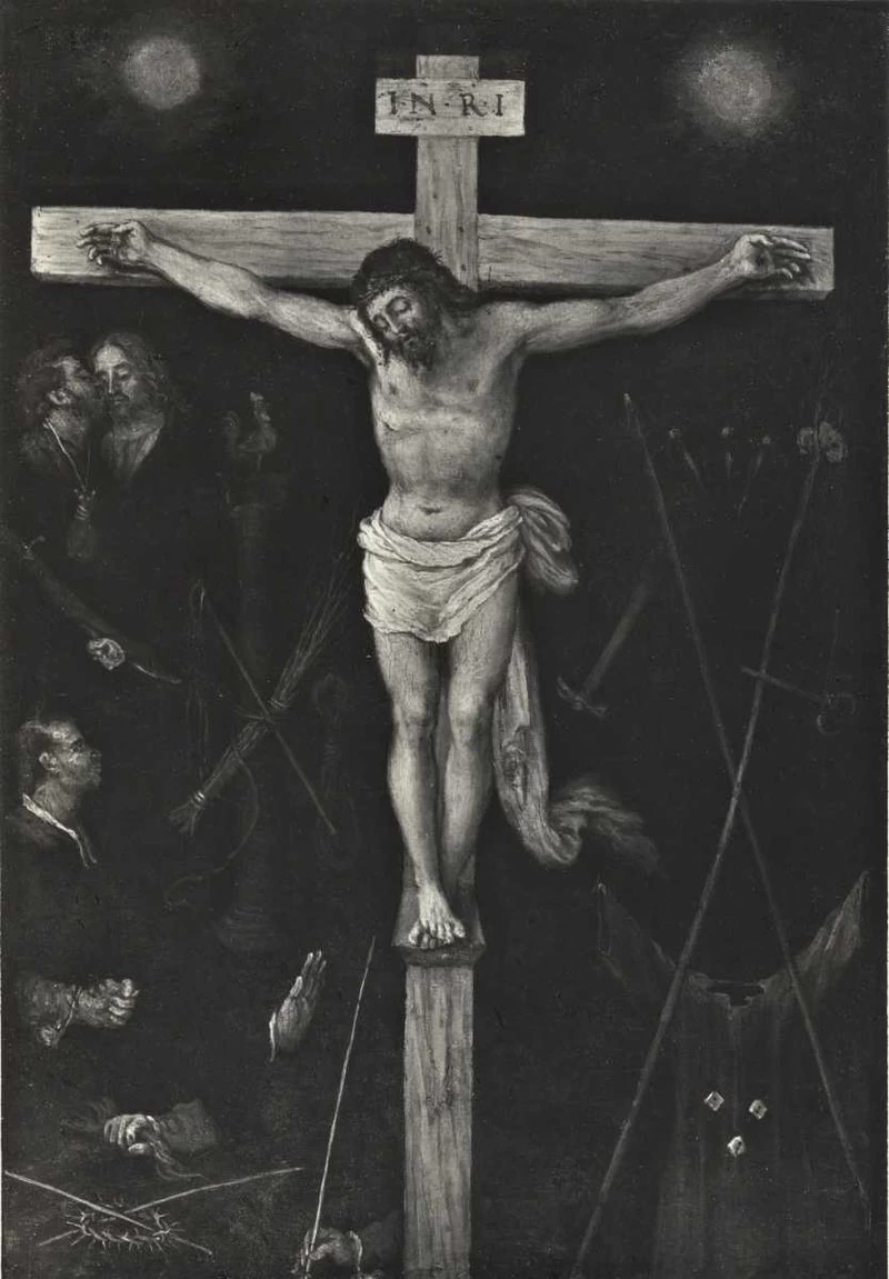 Cristo crocifisso con simboli della Passione, Villa I Tatti