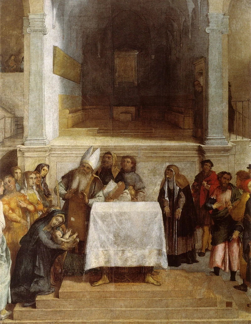 Presentazione al Tempio, 1555, Loreto, Palazzo Apostolico