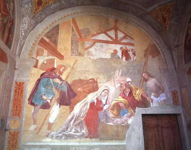 Natività con i Santi Rocco e Sebastiano