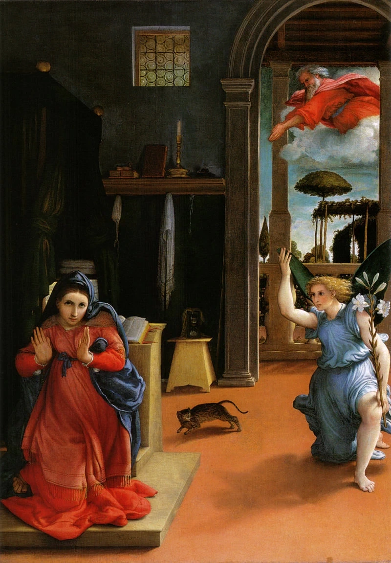 Annunciazione di Recanati (1534 circa), Recanati, Museo civico Villa Colloredo Mels