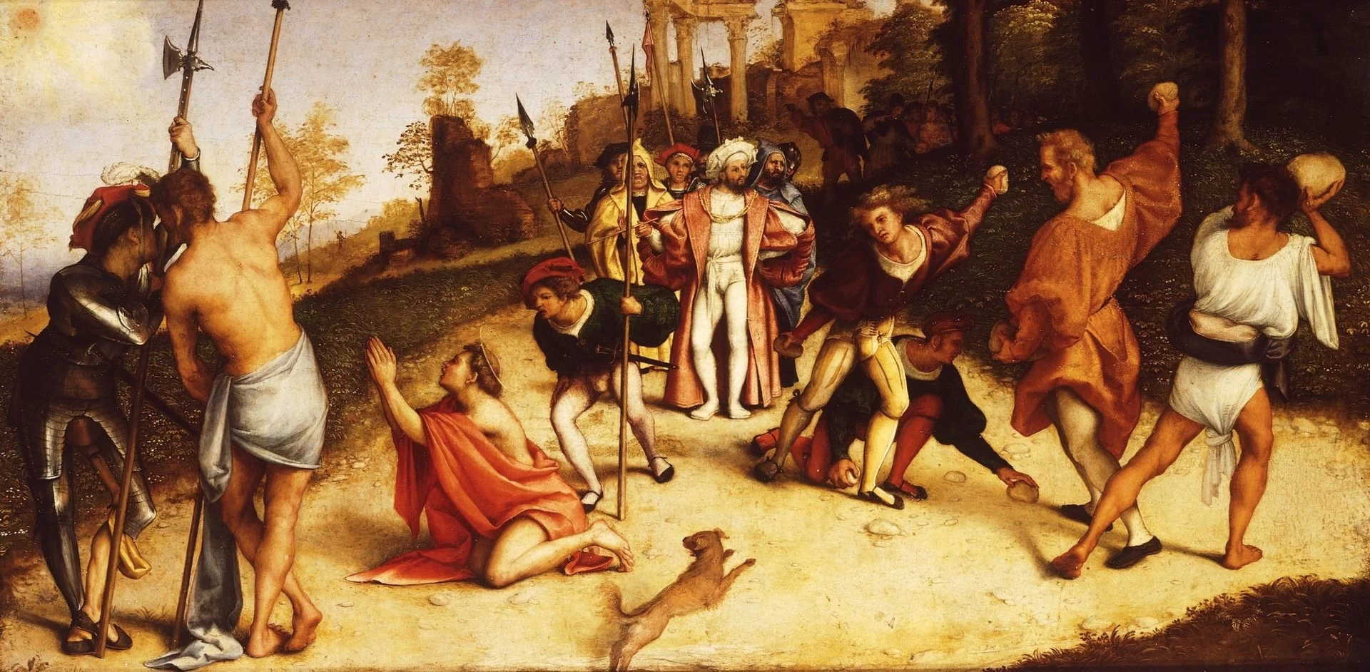 Martirio di S. Stefano, la divisione di Martinengo Pala - Bergamo