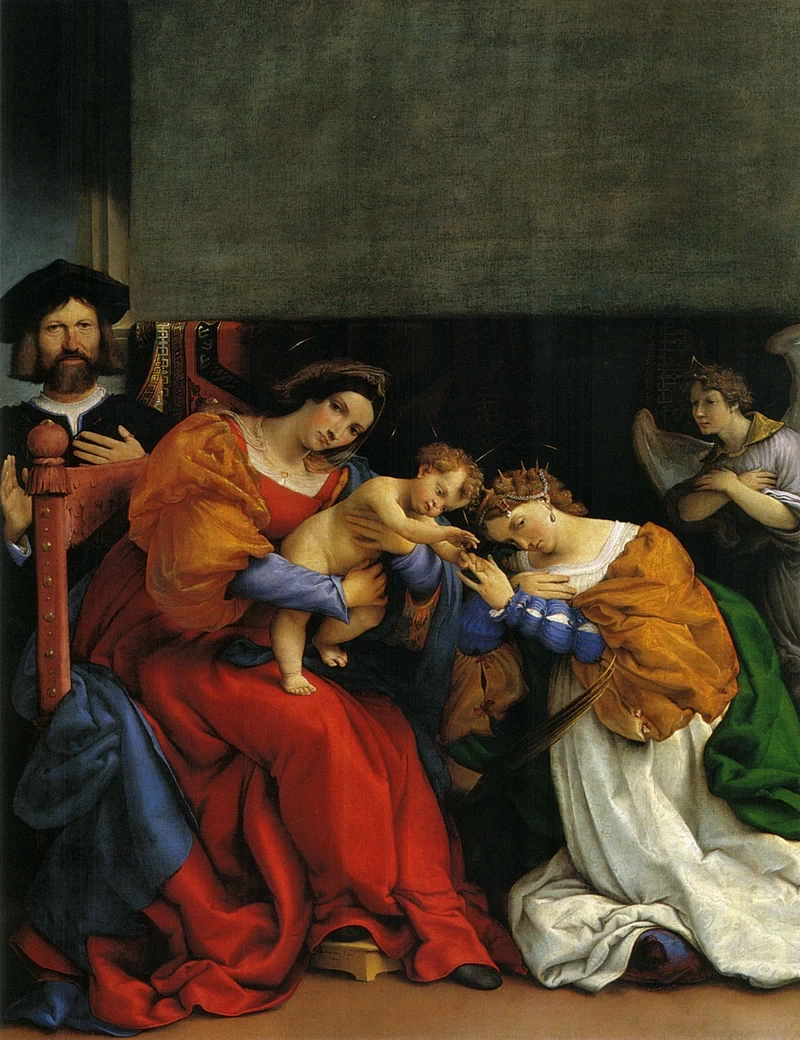 Matrimonio mistico di santa Caterina d'Alessandria - Bergamo