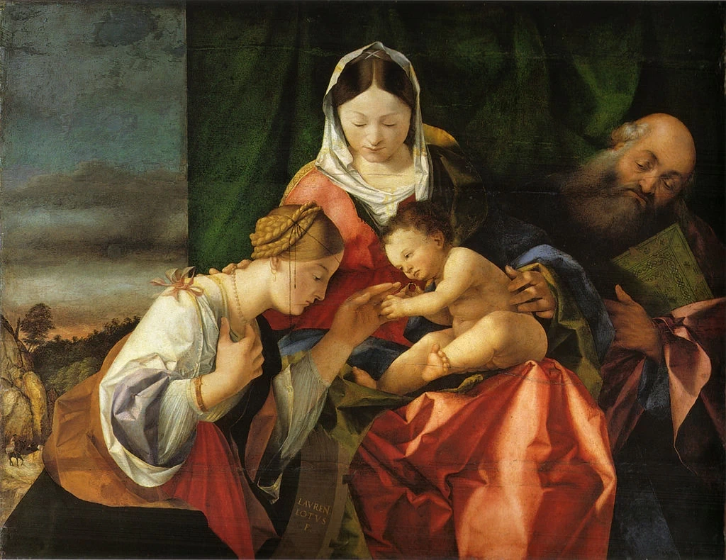 Matrimonio mistico di santa Caterina d'Alessandria - Monaco