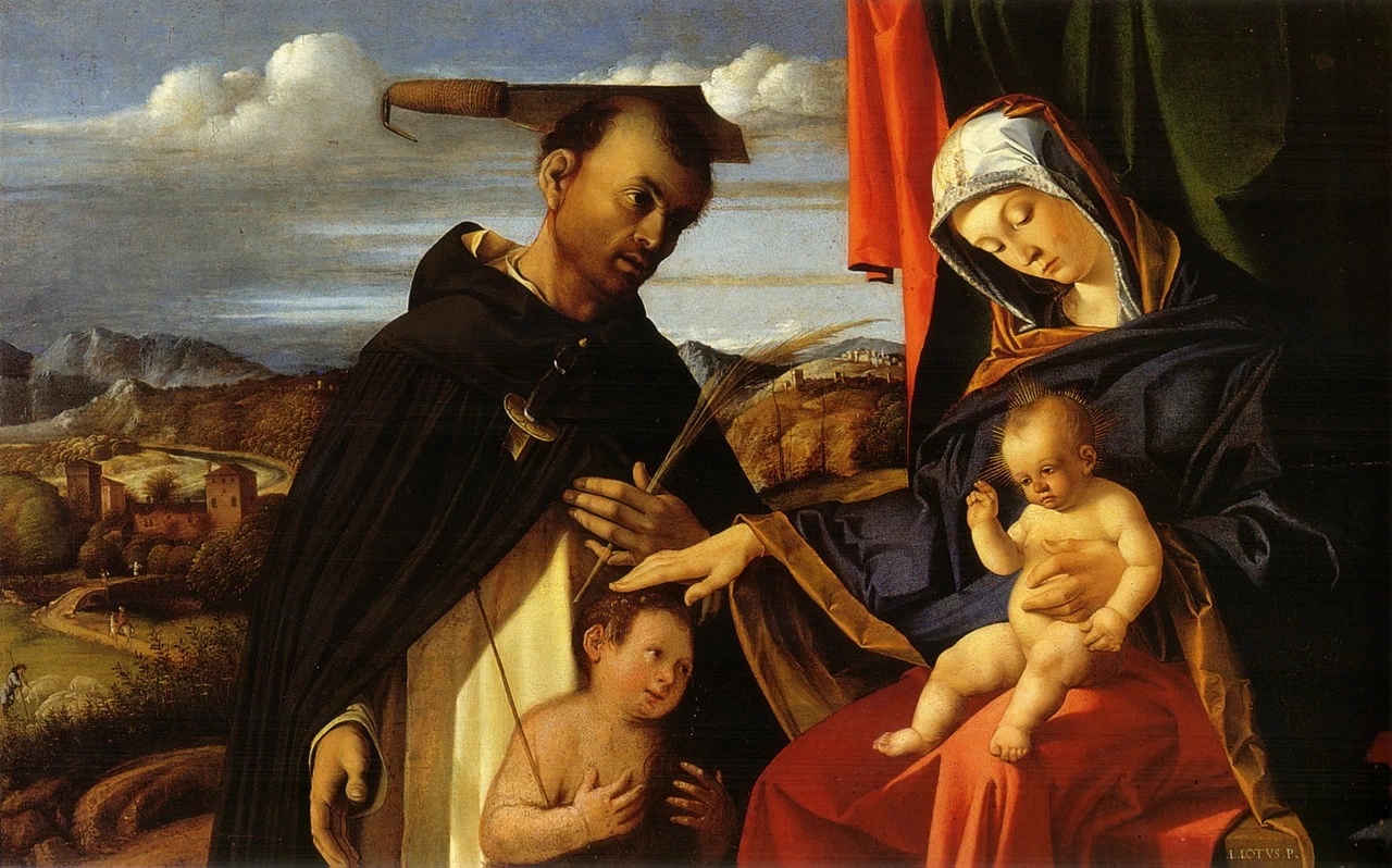 Madonna col Bambino e san Pietro martire - Napoli