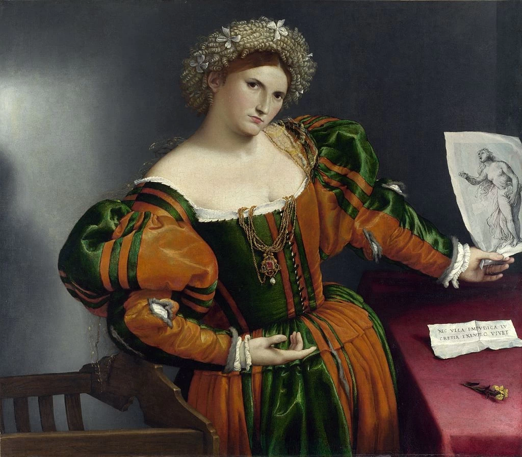 Ritratto di gentildonna nelle vesti di Lucrezia, Londra, National Gallery