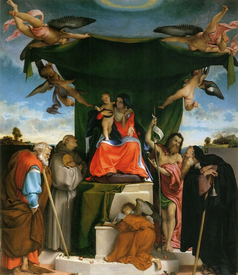 Pala di San Bernardino, 1521, Bergamo, San Bernardino in Pignolo