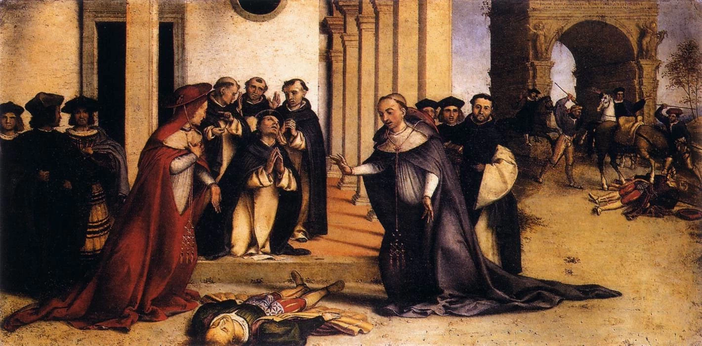 San Domenico resuscita Napoleone Orsini - Bergamo