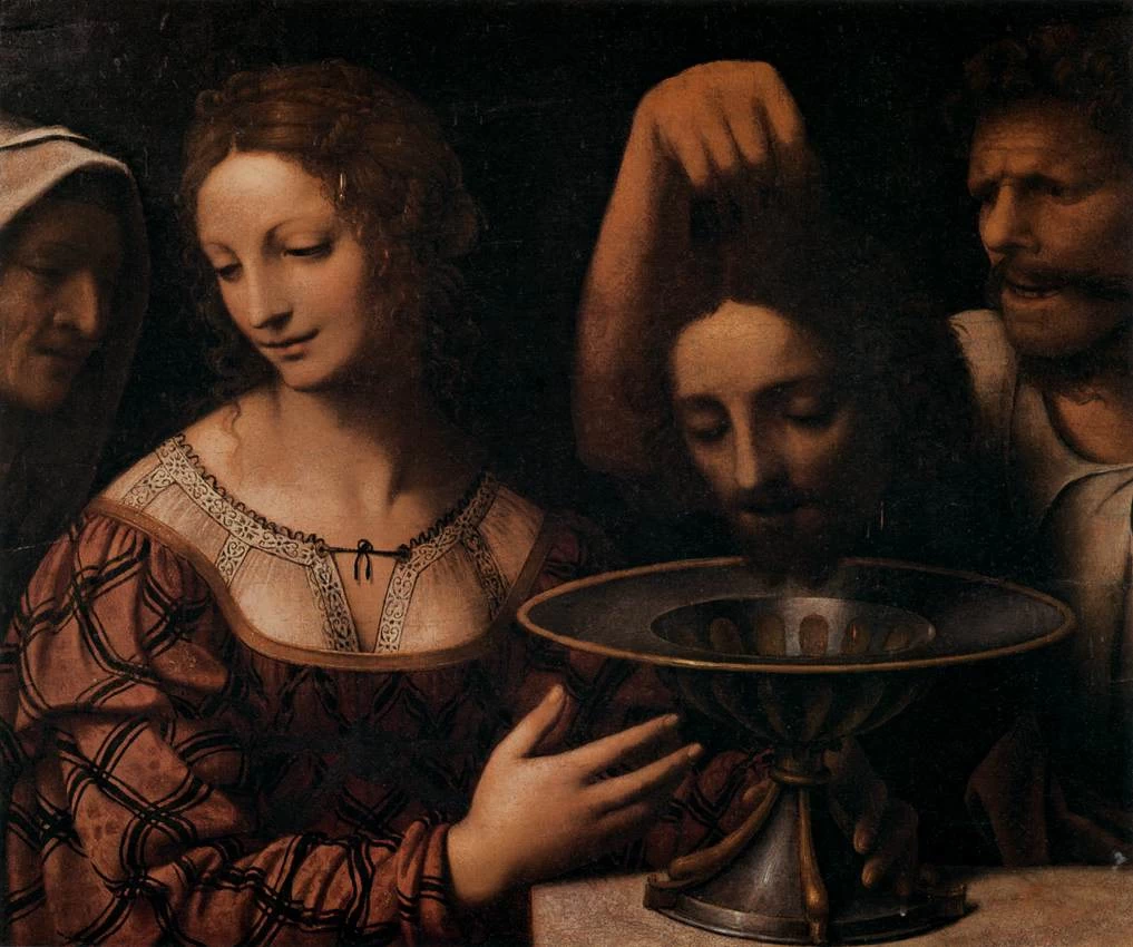 Salomè con la testa del Battista - Galleria degli Uffizi, Florence