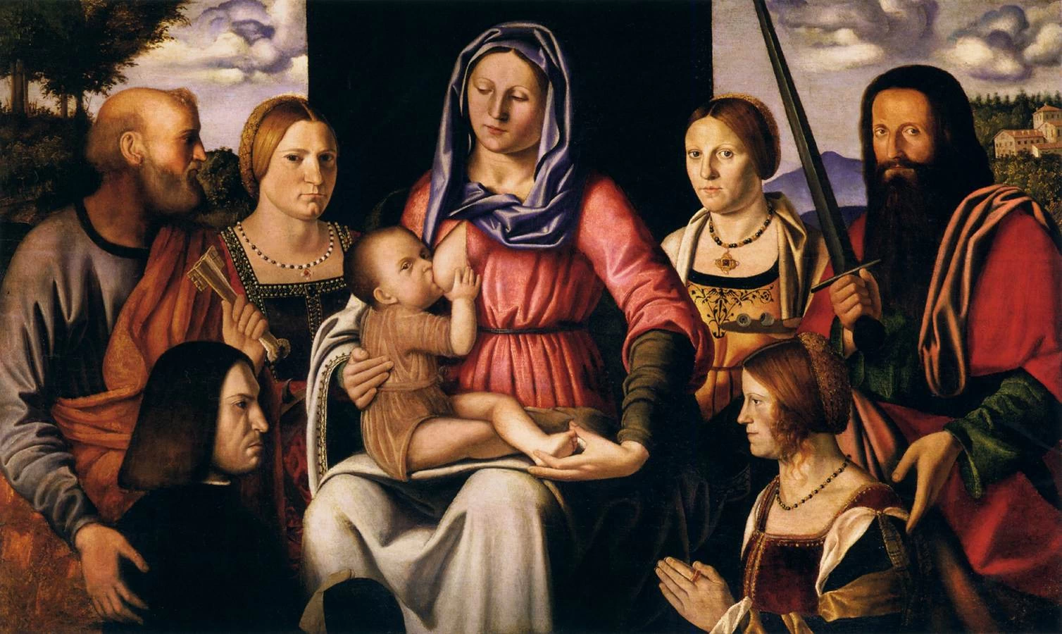 Madonna con Bambino e Santi e donatori - Museo Civico di Padova