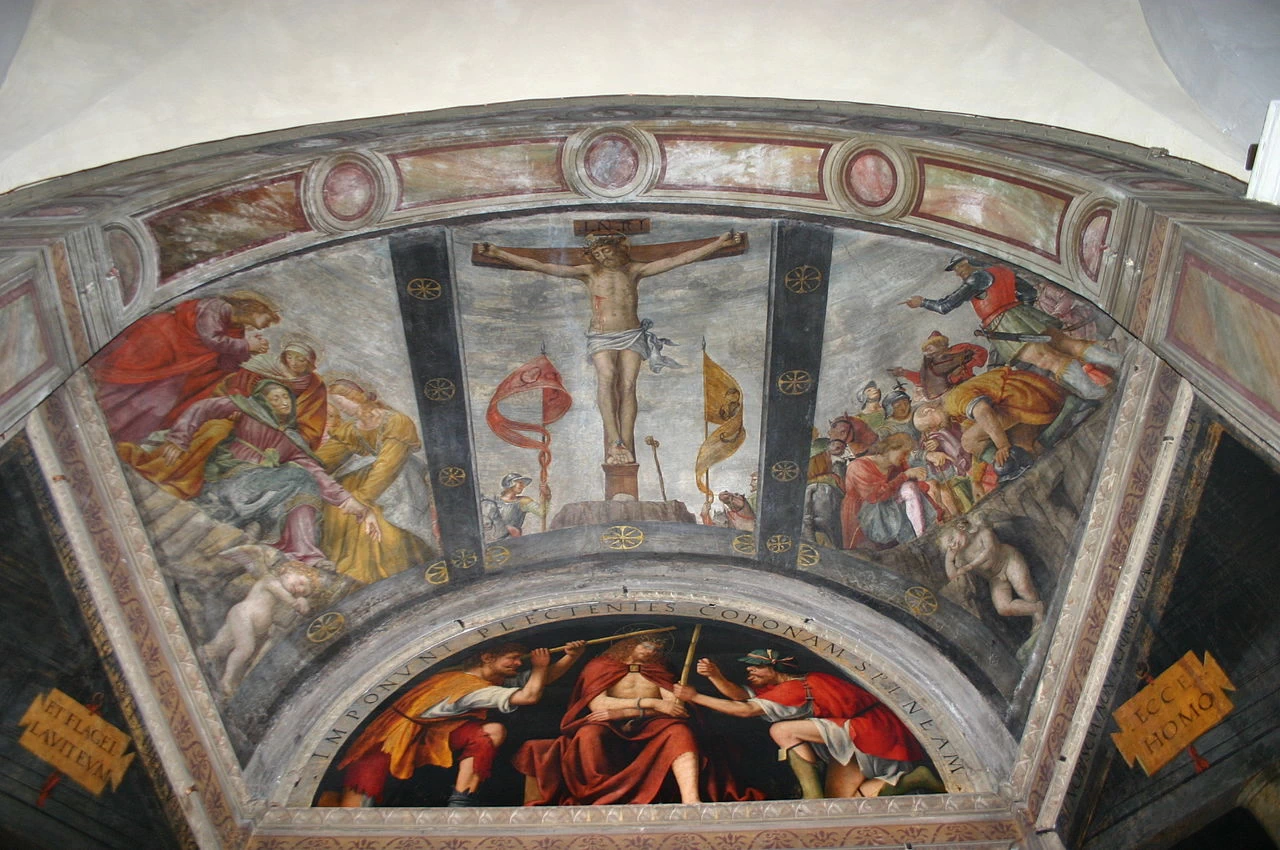 Crocifissione - Milano, S. Giorgio al Palazzo, Cappella SS. Sacramento (1516)