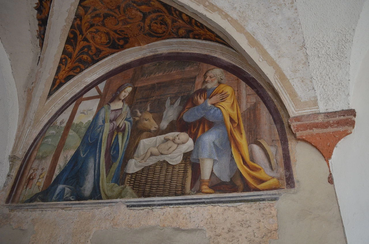 Saronno, chiostro del Santuario della Beata Vergine dei Miracoli, Natività