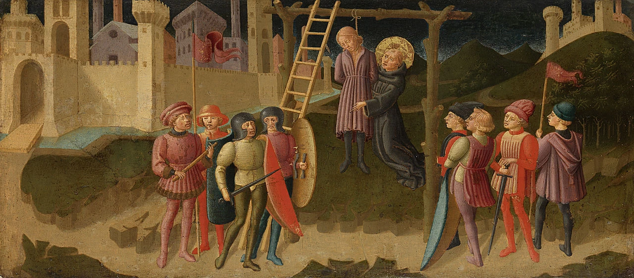 Zanobi Machiavelli 28 San Nicola da Tolentino salva un impiccato Rijksmuseum Amsterdam