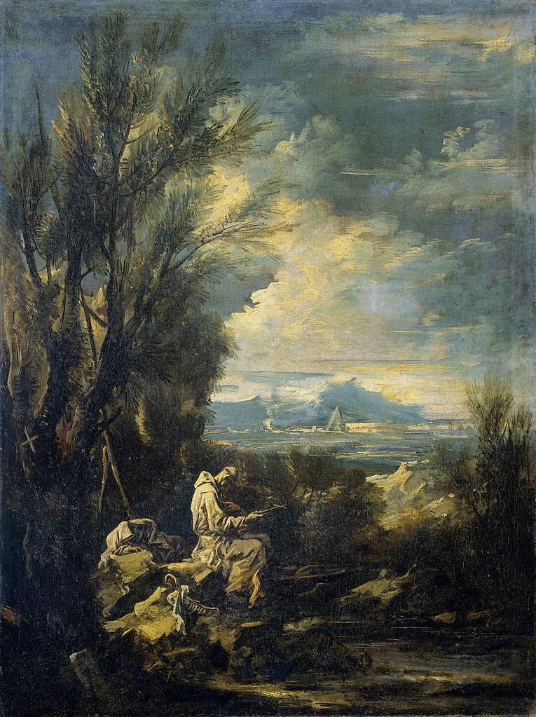 Alessandro Magnasco 116 Paesaggio con San Bruno Rijksmuseum Amsterdam, Amsterdam