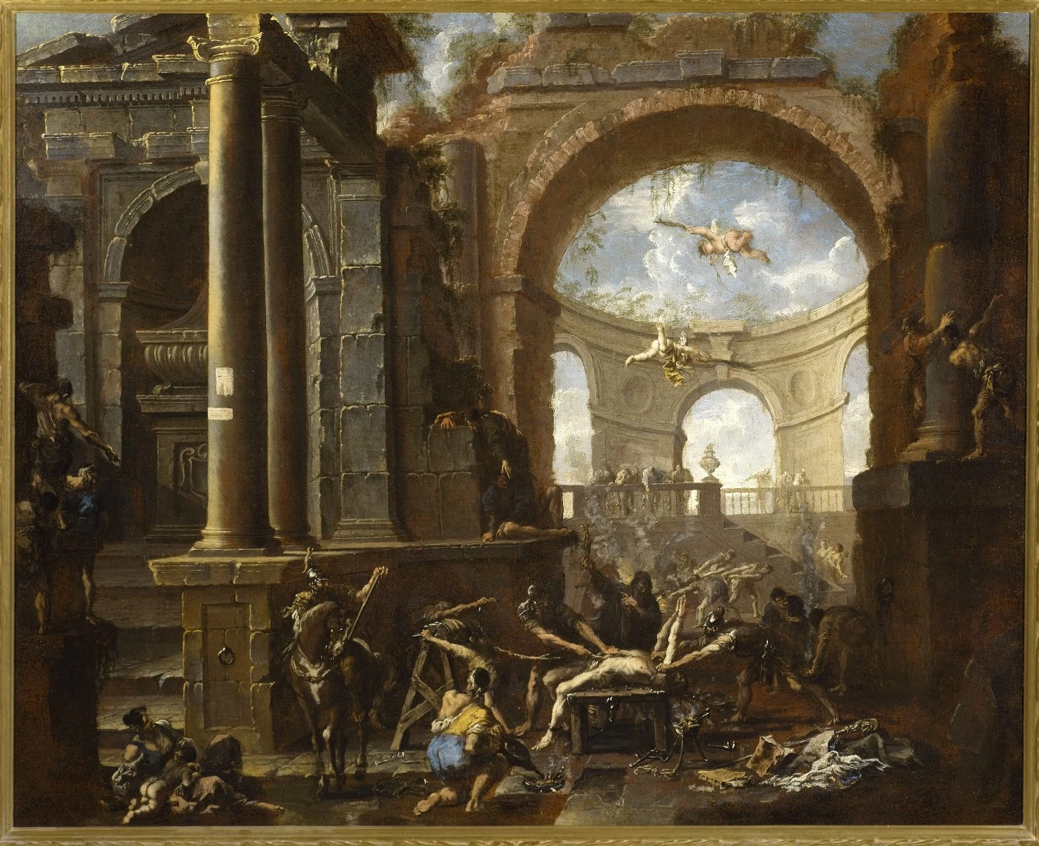 Alessandro Magnasco 156 Martirio di sant'Erasmo Galleria Nazionale Spinola, Genova