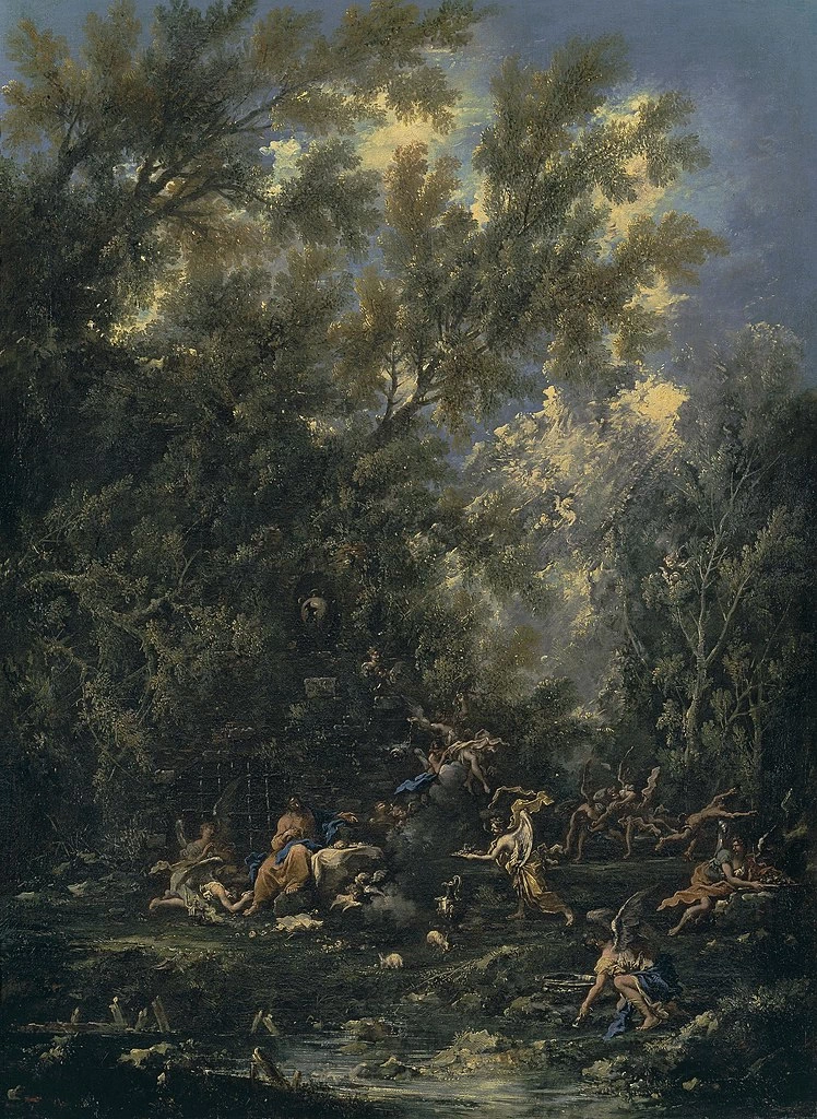 Alessandro Magnasco 30 Cristo servito dagli angeli Museo Nacional del Prado, Madrid