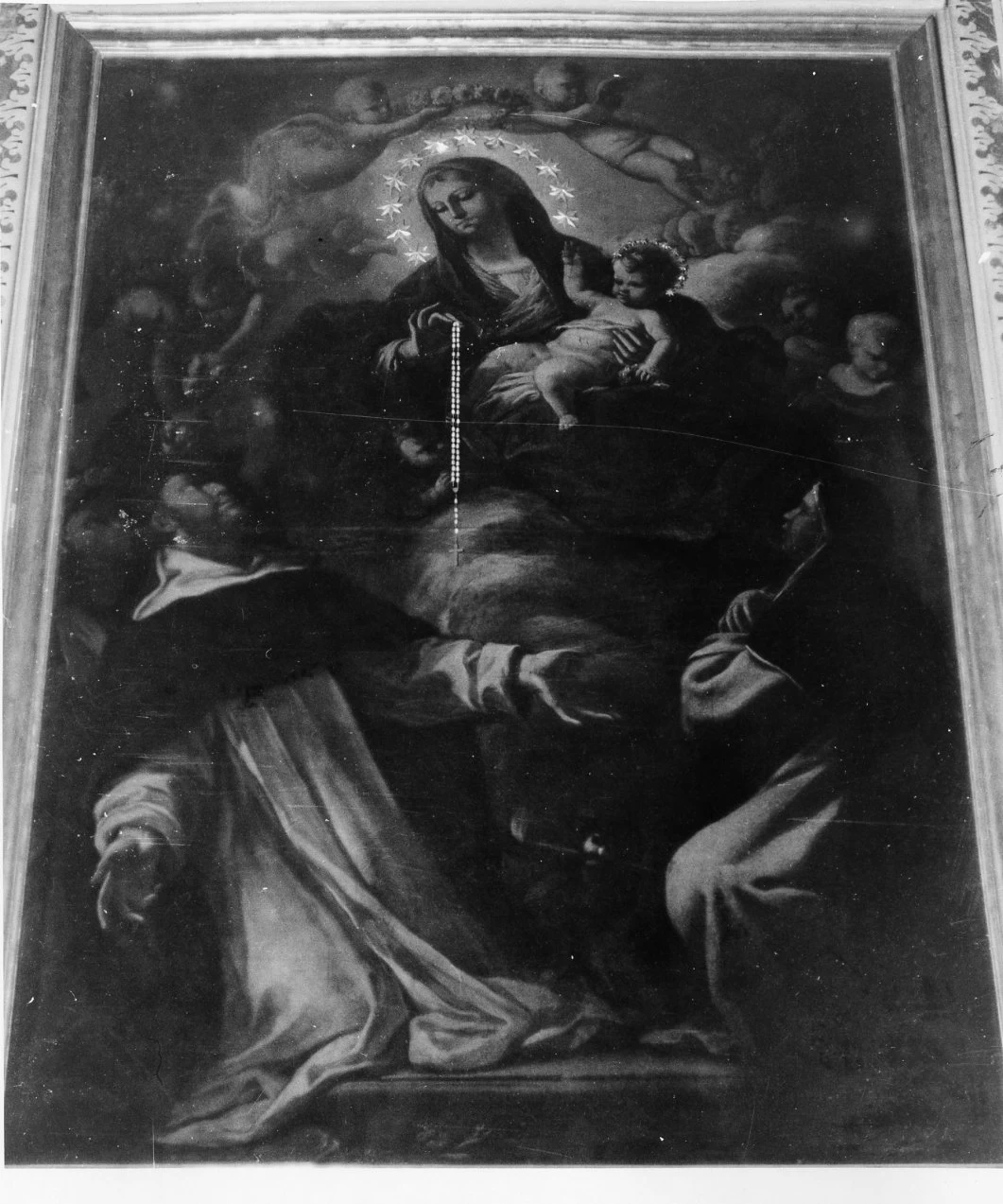 Nicola Malinconico 38 Madonna del Rosario con San Domenico e Santa Caterina da Siena Capri, Napoli
