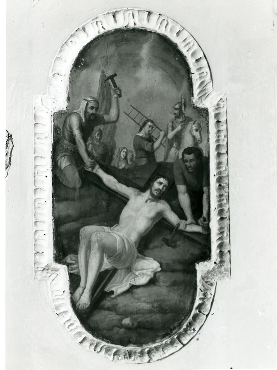 Francesco Mancini 47 Via Crucis Gesù inchiodato alla croce Napoli