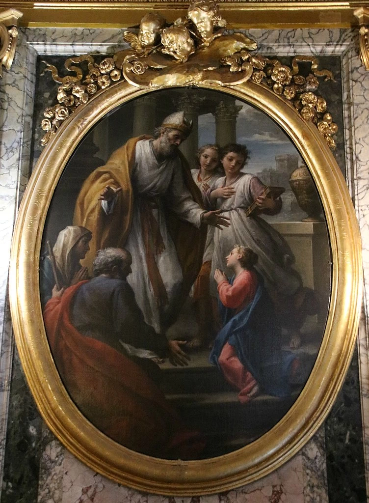 Francesco Mancini 20 Presentazione di Maria Bambina al Tempio Santuario basilica della Madonna della Misericordia (Macerata)