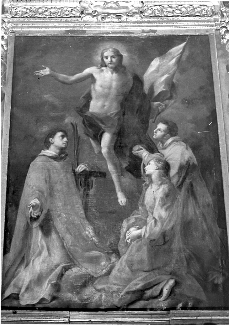 Francesco Mancini 53 apparizione di Cristo risorto a San Lorenzo, Santo Stefano e Santa Maria Maddalena Sant'Angelo in Vado