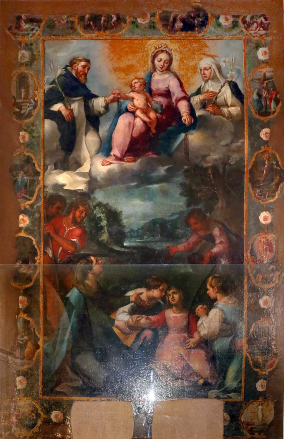 Rutilio Manetti 54 Madonna del Rosario Collegiata di San Quirico d'Orcia