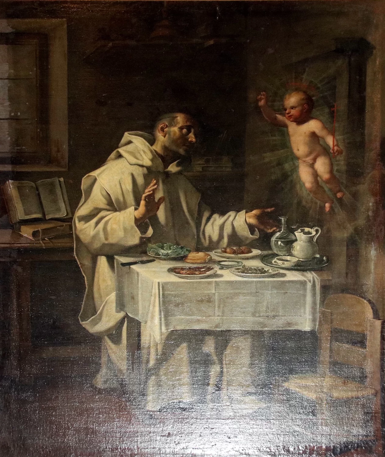 Rutilio Manetti 6 Apparizione di Gesù Bambino al beato Domenico dal Pozzo, chiesa di San Lorenzo, zona dei conversi (Certosa del Galluzzo)