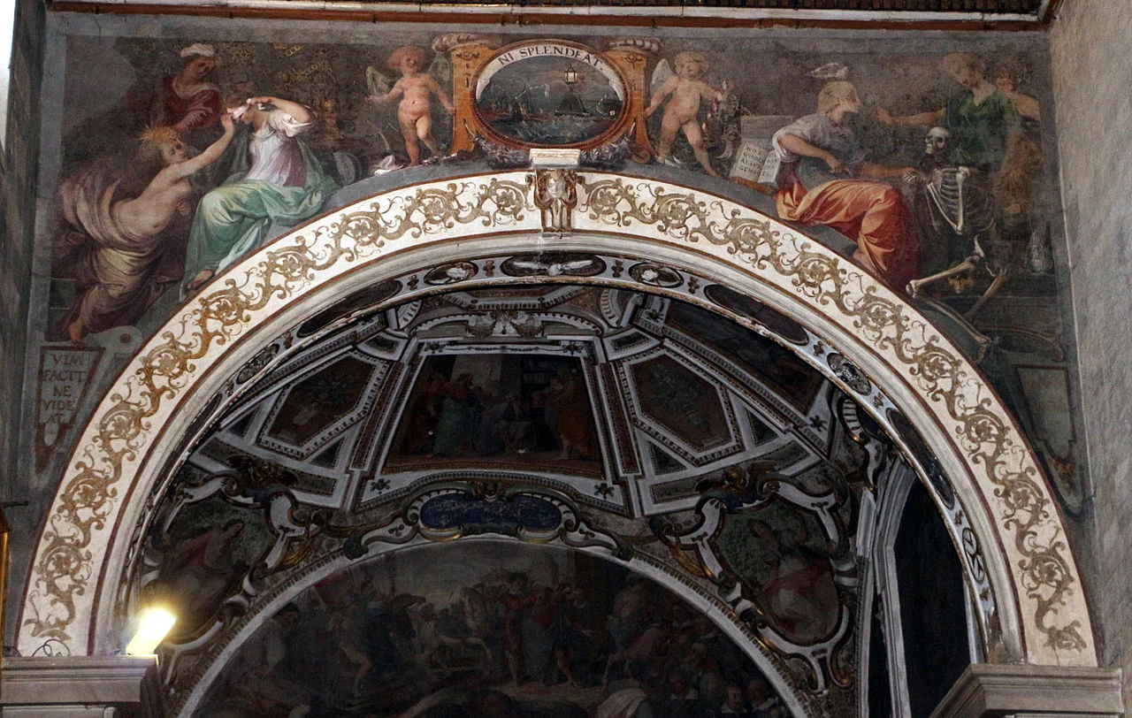 Giovanni Mannozzi 108 Conversione di san Paolo. Arcone della cappella Duomo (Volterra)