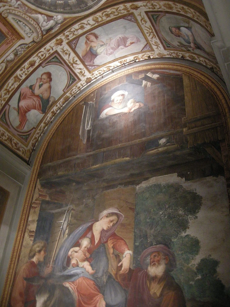 Giovanni Mannozzi 5 Accademia di Belle Arti Cappella della Crocetta o di Giovanni da san Giovanni decorazioni con figure