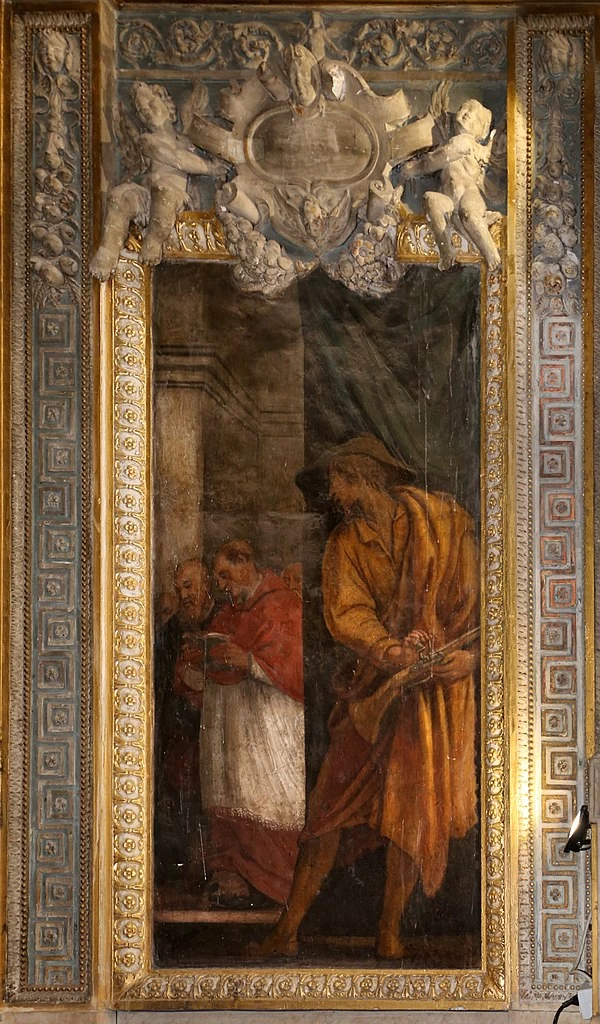 Giovanni Mannozzi 88 Cappella di san carlo Borromeo. San carlo sfugge ad un attentato Santa Maria ai Monti, Roma