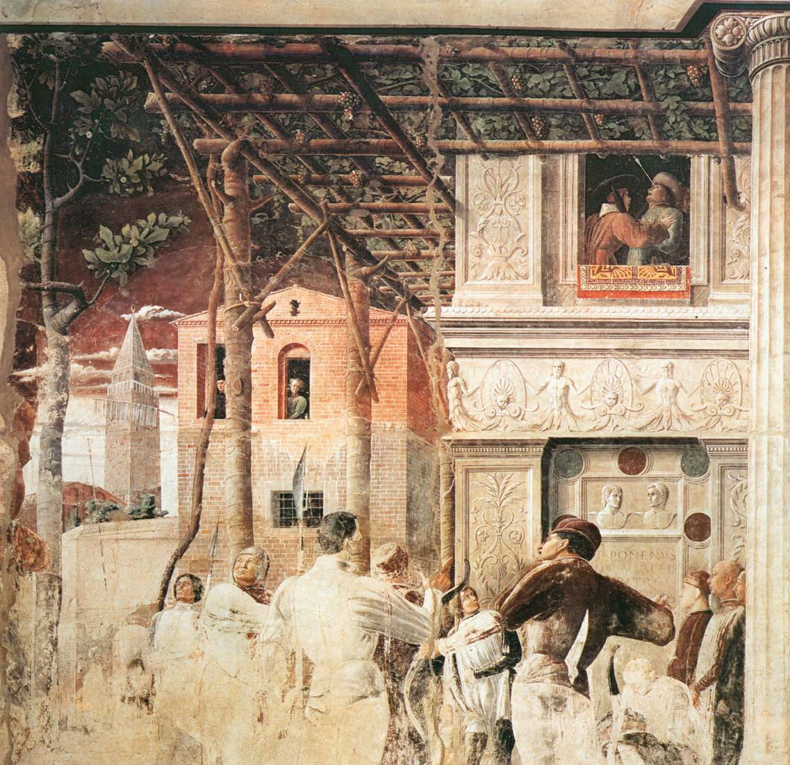 Scene della vita di San Cristoforo - Cappella Ovetari, Chiesa degli Eremitani, Padua
