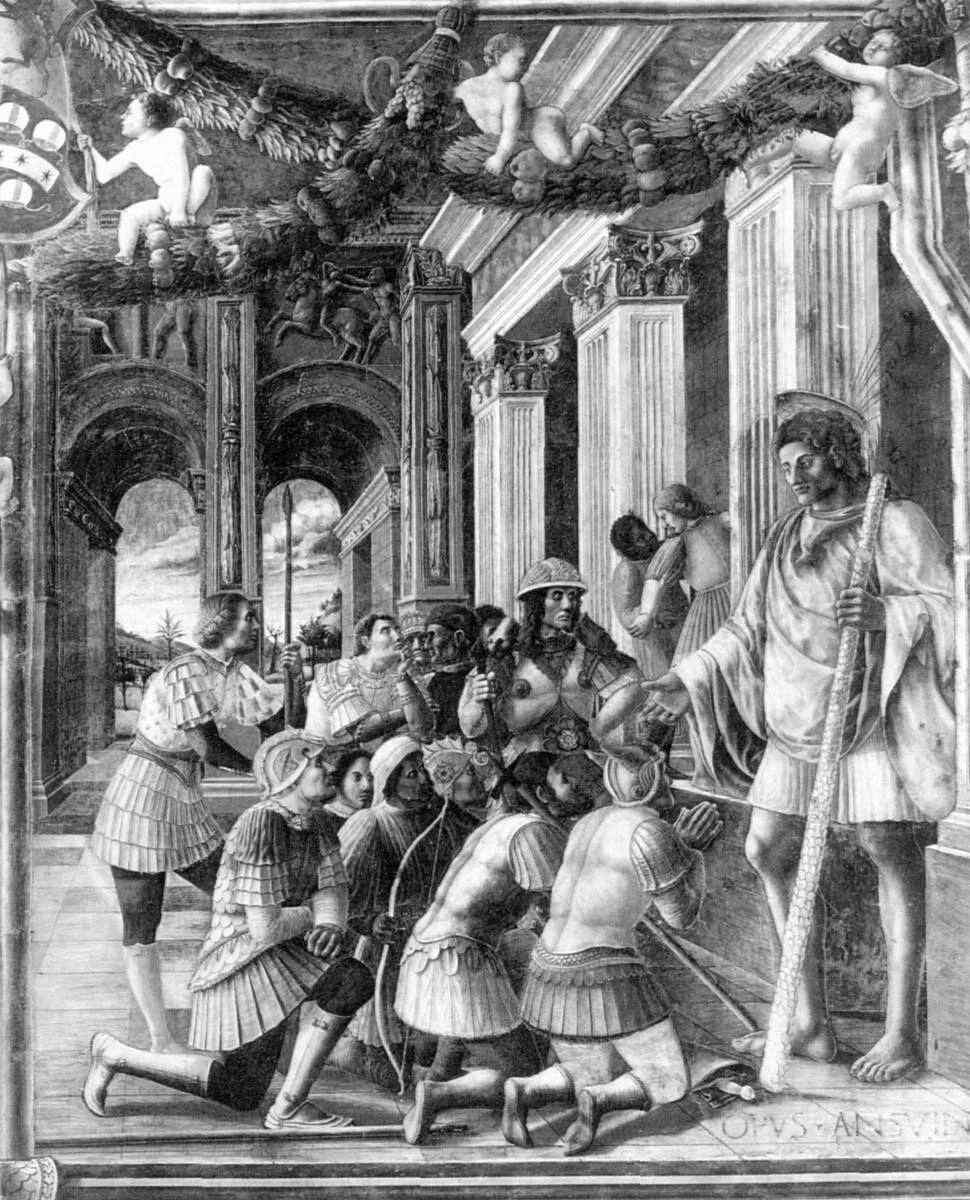Scene della vita di San Cristoforo - Cappella Ovetari, Chiesa degli Eremitani, Padua