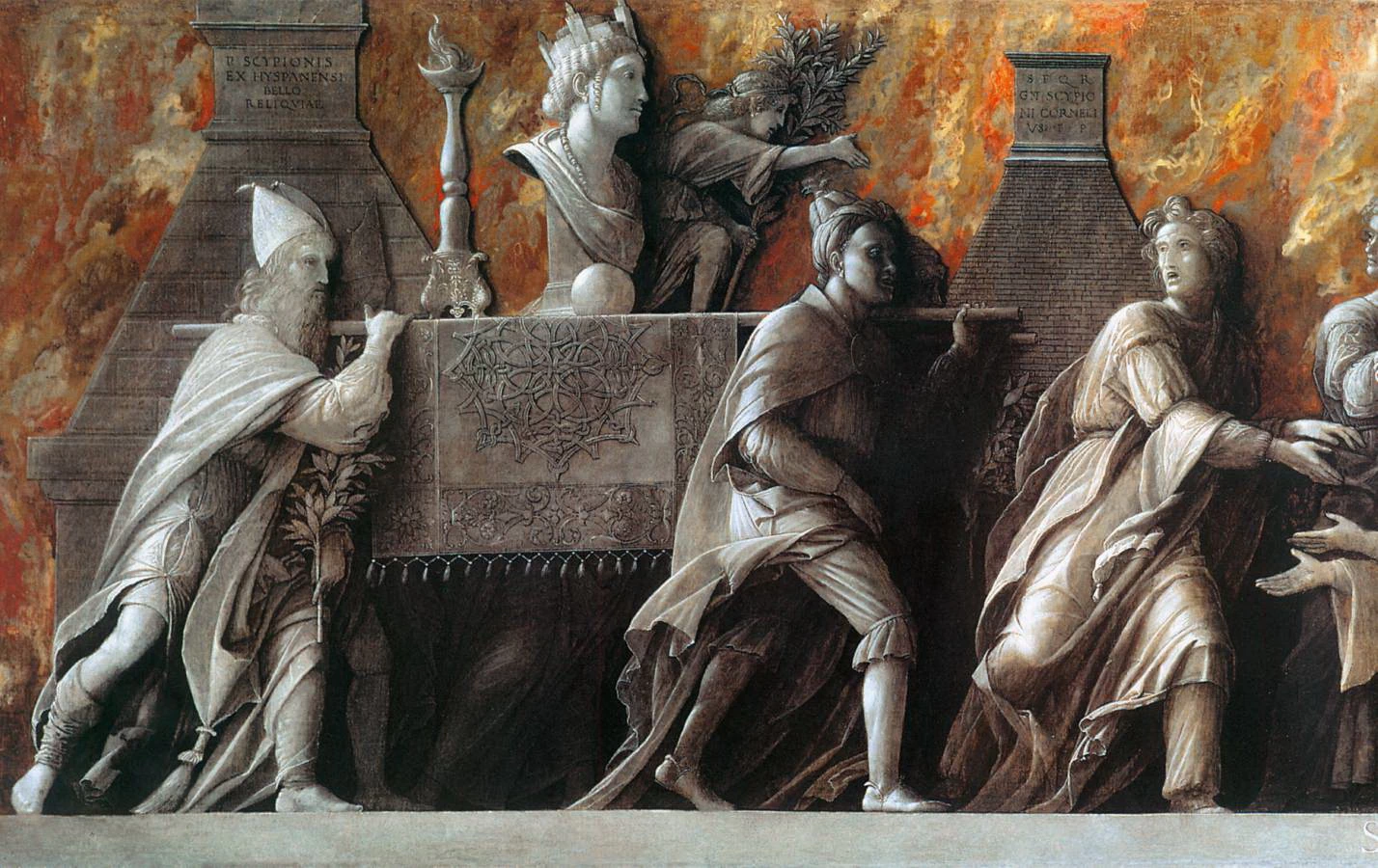 Introduzione del Culto di Cibele a Roma - dettaglio1, National Gallery, London
