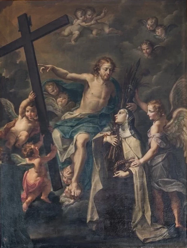 Giuseppe Marchesi 20 Cristo appare a Santa Maria Maddalena de Pazzi