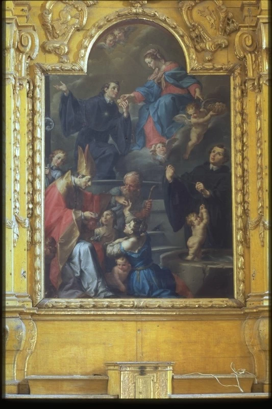 Giuseppe Marchesi 37 Madonna e santi agostiniani