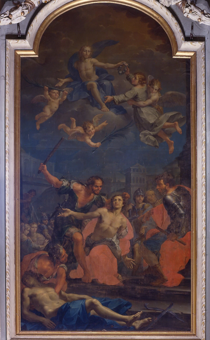 Giuseppe Marchesi 40 Martirio di San Gervasio e San Protasio Budrio, Bologna