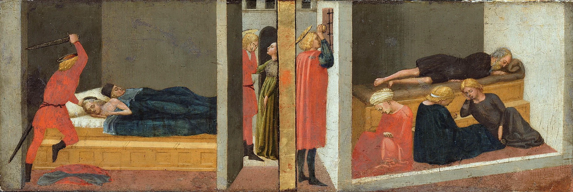 35 Predella dell'altare di Pisa Storie di san Giuliano e san Nicola Staatliche Museen, Berlin