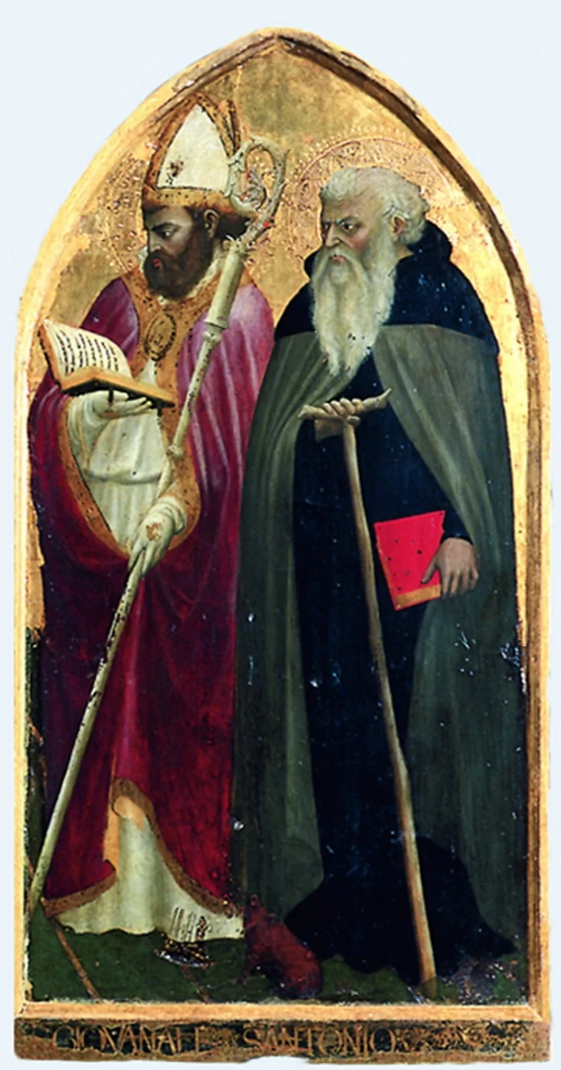 39 Masaccio (1422), San Giovenale e Sant'Antonio abate beweb