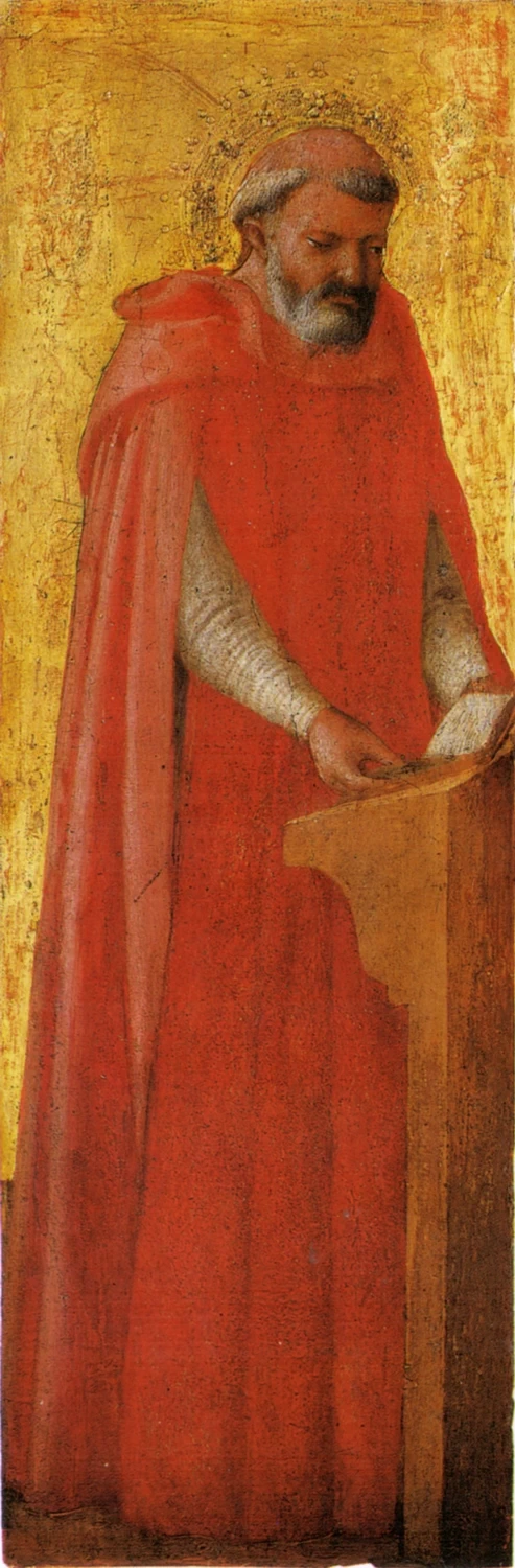 52 Polittico di Pisa San Girolamo Gemaldegalerie, Berlino