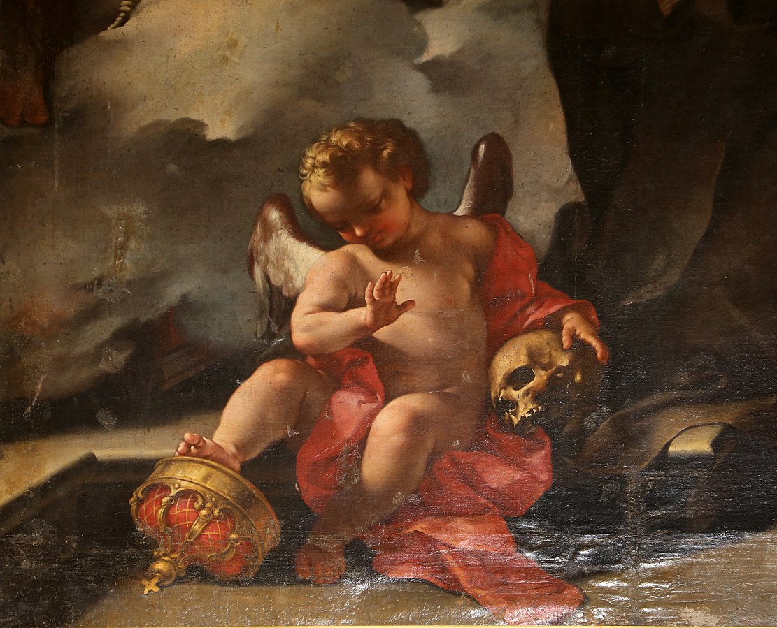 Immacolata Concezione e quattro santi Santa Maria al Pignone dettaglio