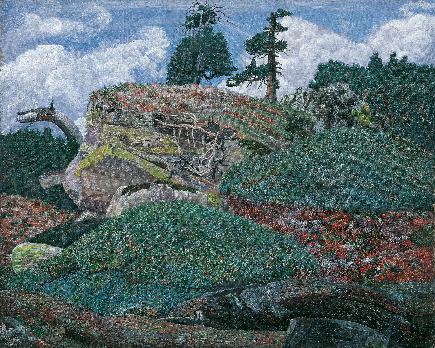 Karl Mediz 19 La Valle di San Canzian, 1897 Österreichische Galerie Belvedere, Vienna