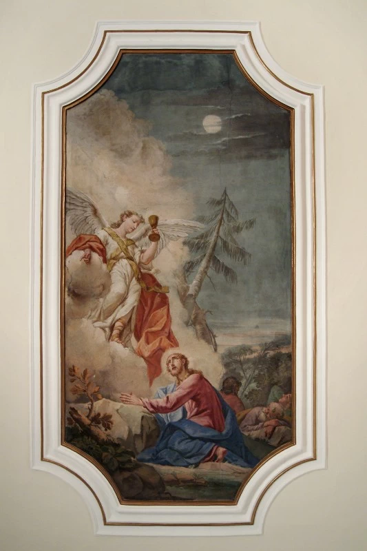 Giovanni Battista Mengardi 4 orazione di Cristo nell'orto di Getsemani Chiesa dei SS. Pietro e Paolo, Campagna Lupia, Venezia