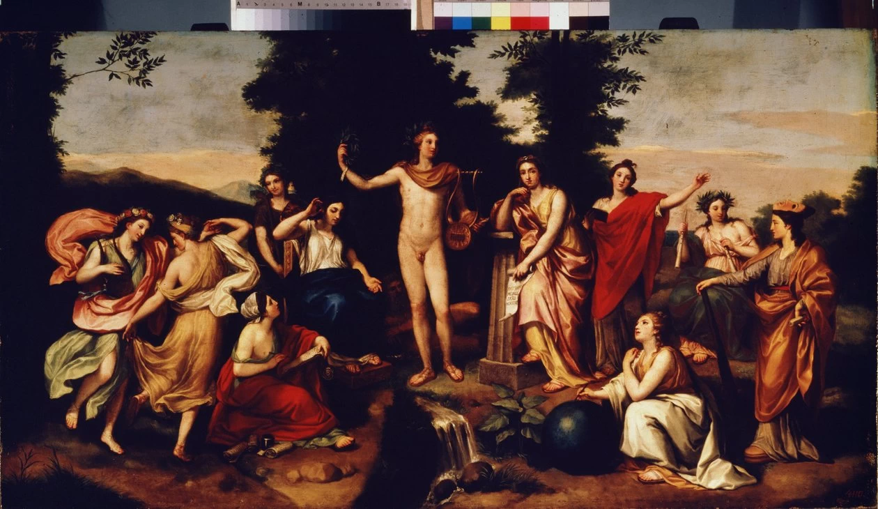 Anton Raphael Mengs 51 Parnasso Hermitage, San Pietroburgo