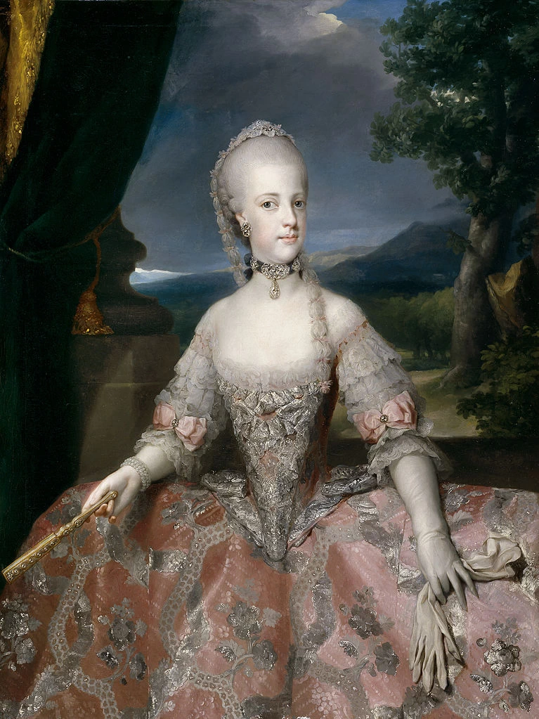 Anton Raphael Mengs 77 Ritratto di Maria Carolina d'Asburgo Lorena, regina di Napoli Museo del Prado, Madrid