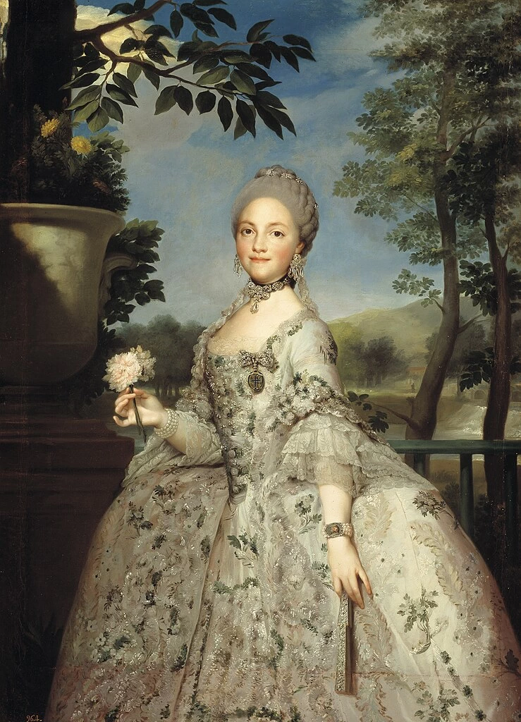 Anton Raphael Mengs 82 Ritratto di Maria Luisa di Parma Museo del Prado, Madrid
