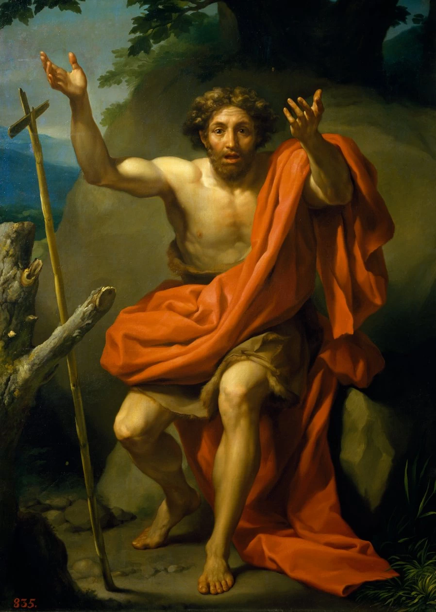 Anton Raphael Mengs 97 San Giovanni Battista che predica Hermitage, San Pietroburgo